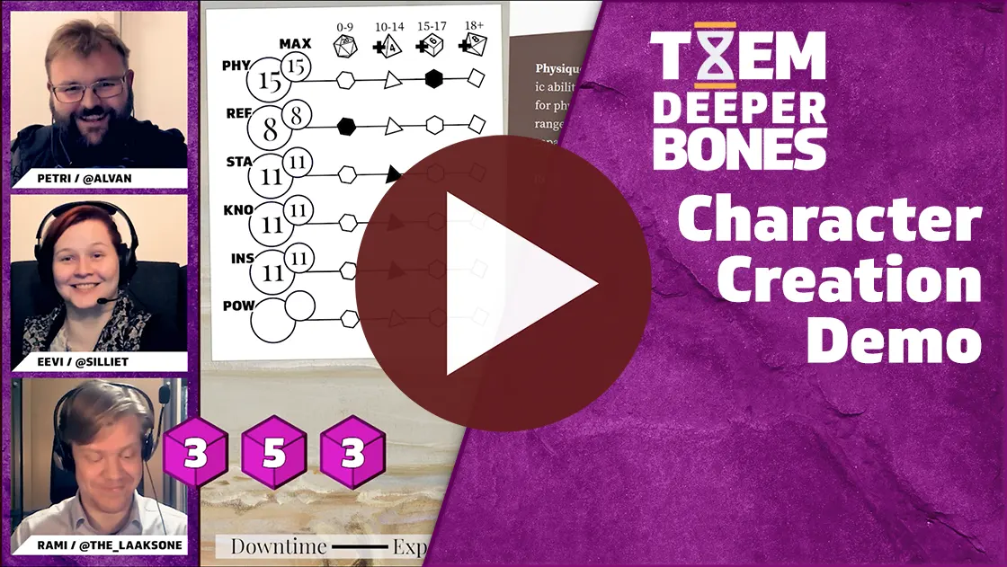Them Deeper Bones Character Creation Demo Video